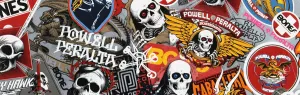 Powell Peralta Sticker Collage Skateboard Griptape, Series 1, 10.5" x 33"