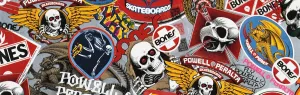 Powell Peralta Sticker Collage Skateboard Griptape, Series 2, 10.5" x 33"