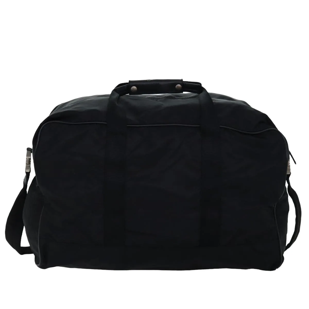 PRADA Boston Bag Nylon 2way Black 76660