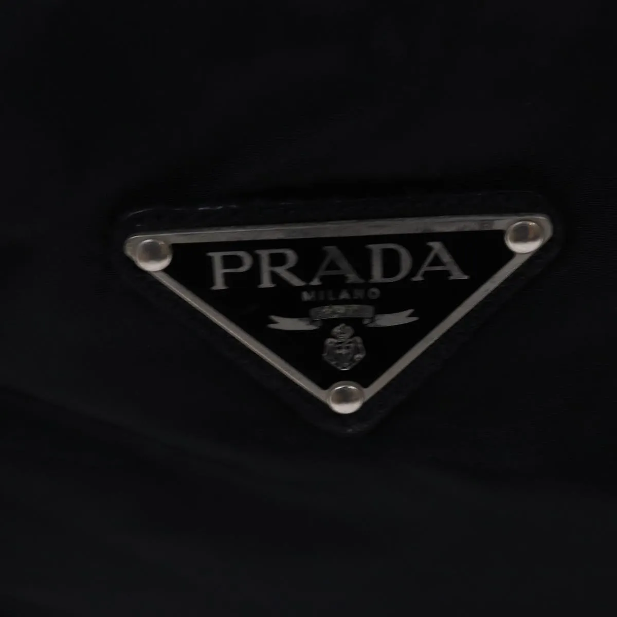 PRADA Boston Bag Nylon 2way Black 76660