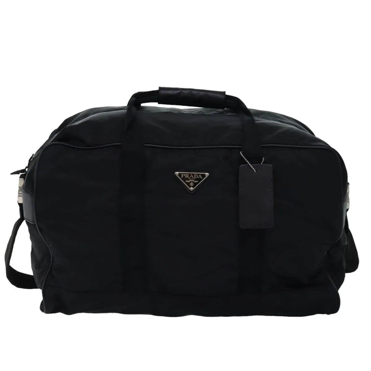 PRADA Boston Bag Nylon 2way Black 76660