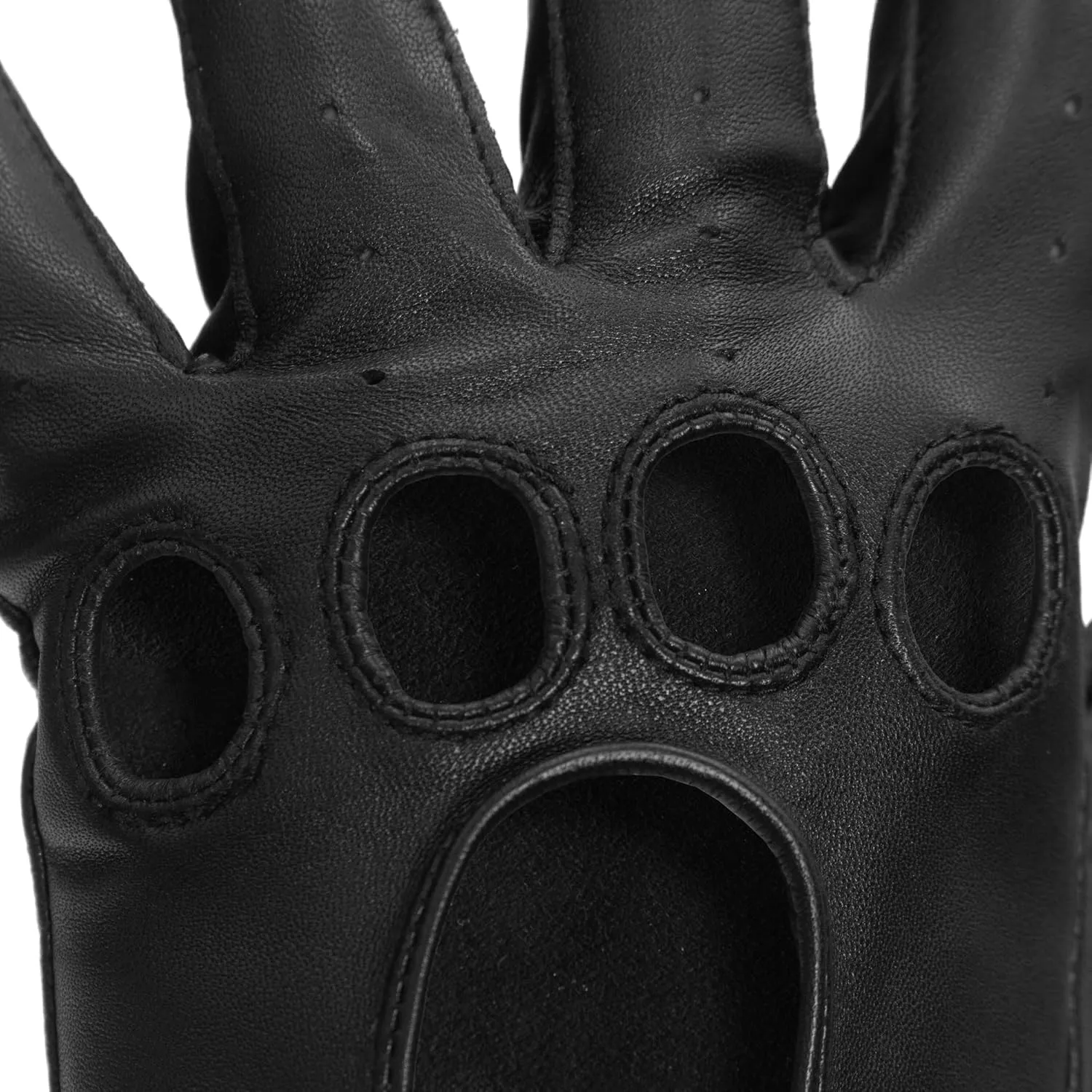 Pratt & Hart Silverstone Men’s Leather Driving Gloves (Unlined) Great for Bikers and Motorcycle Enthusiasts (Sheepskin)