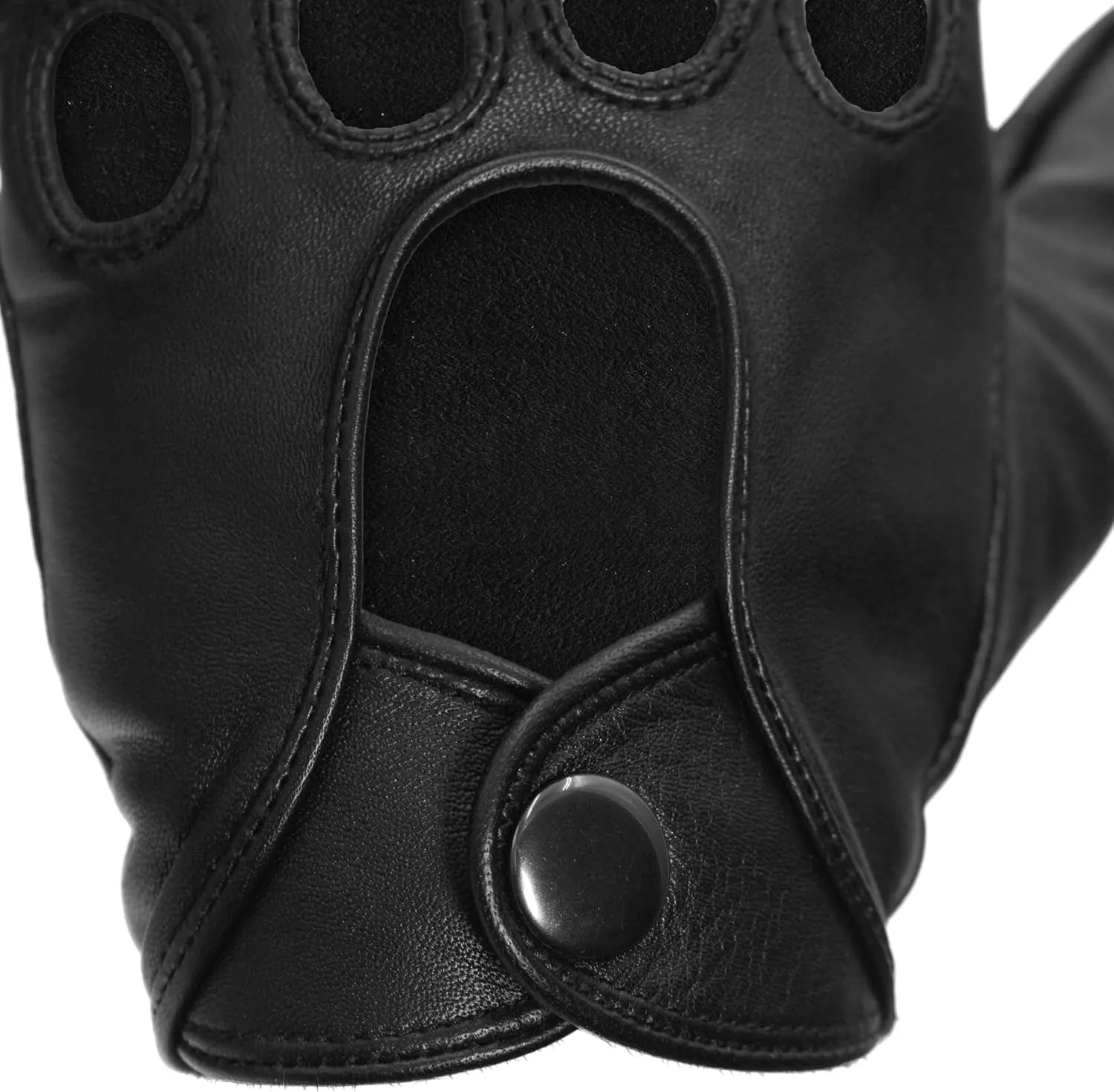 Pratt & Hart Silverstone Men’s Leather Driving Gloves (Unlined) Great for Bikers and Motorcycle Enthusiasts (Sheepskin)