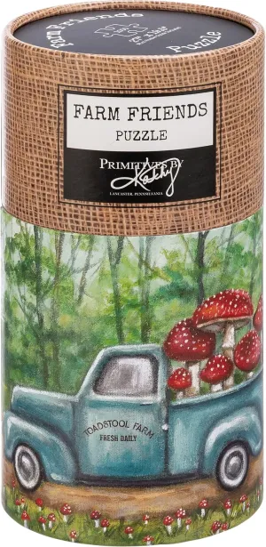 Primitives by Kathy Toadstool Farm Fresh Daily 27" x 19.5" Puzzle