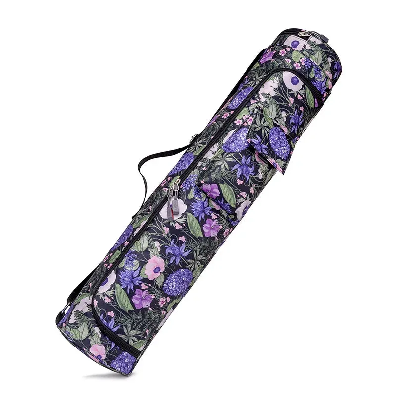 Printed Yoga Mat Bag – Sports & Fitness Backpack