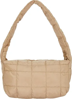 Puffer Handbag for Women-Candy Colored Small Quilted Down Padded Satchel Bag for Shopping,Travel