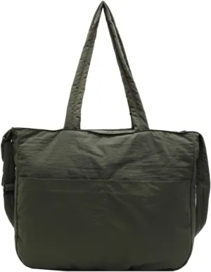 Puffy Tote Bag for Women with Zipper Large Lightweight Crossbody Handbag for Travel Gym Work