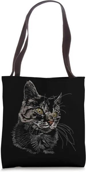 "Toes" Jamie's Hand-Drawn Cat Collection Tote Bag