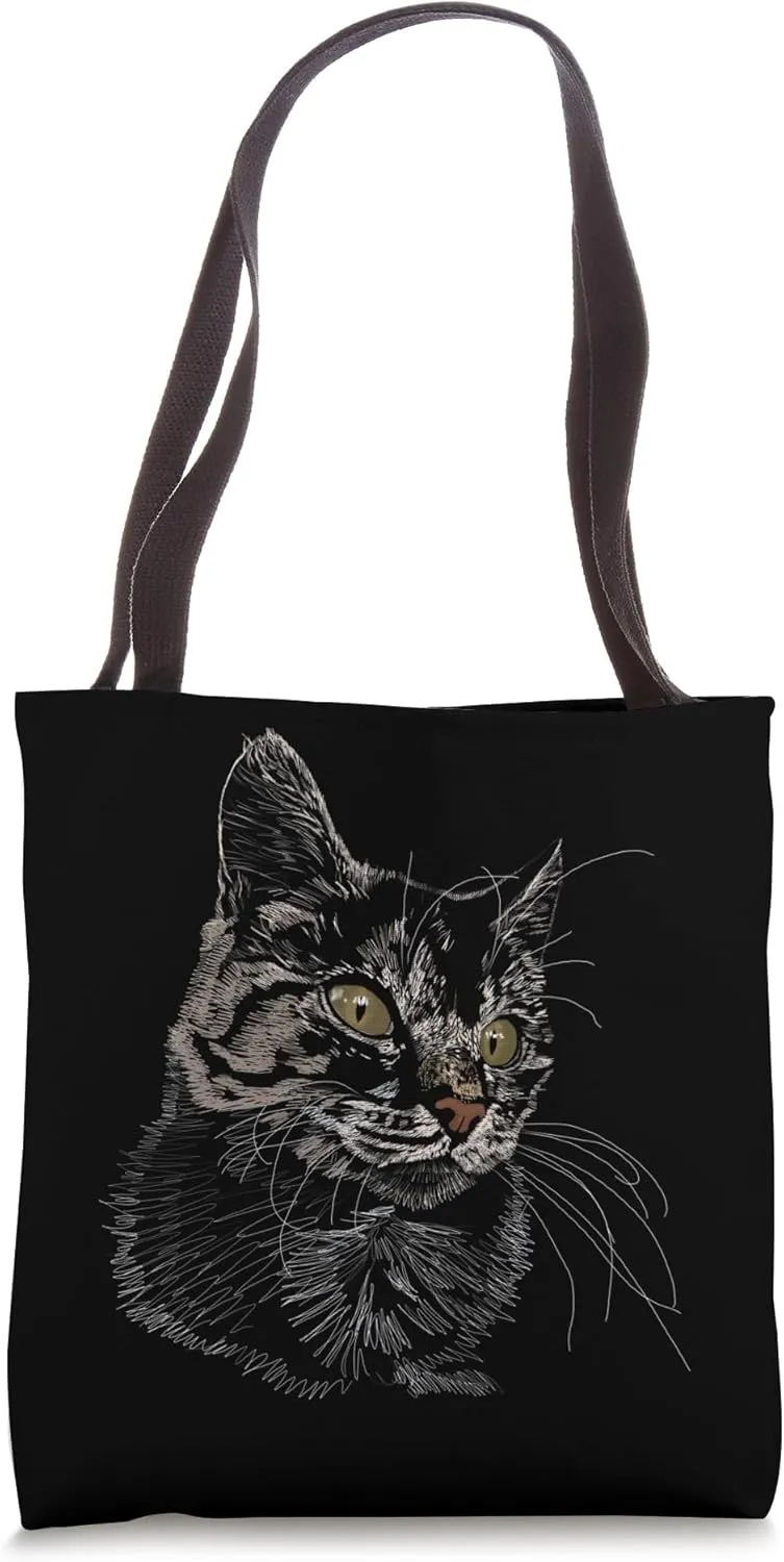 "Toes" Jamie's Hand-Drawn Cat Collection Tote Bag
