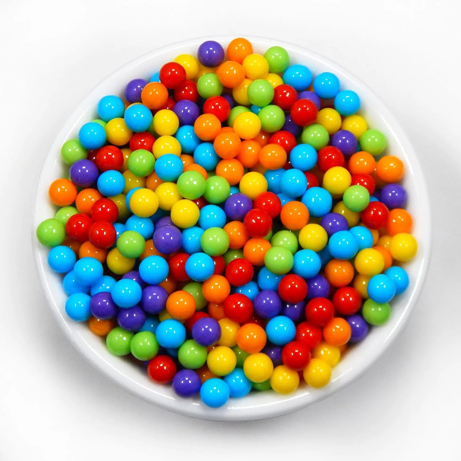 Rainbow Jawbreakers - 1/4" - 1 Pound (16 Ounce) - By CandyKorner