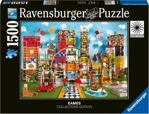 Ravensburger Eames House of Cards Fantasy - 1500 Piece Jigsaw Puzzle for Kids and Adults | Unique Design | Softclick Technology Sustainable Materials | Designed by Renowned Artist