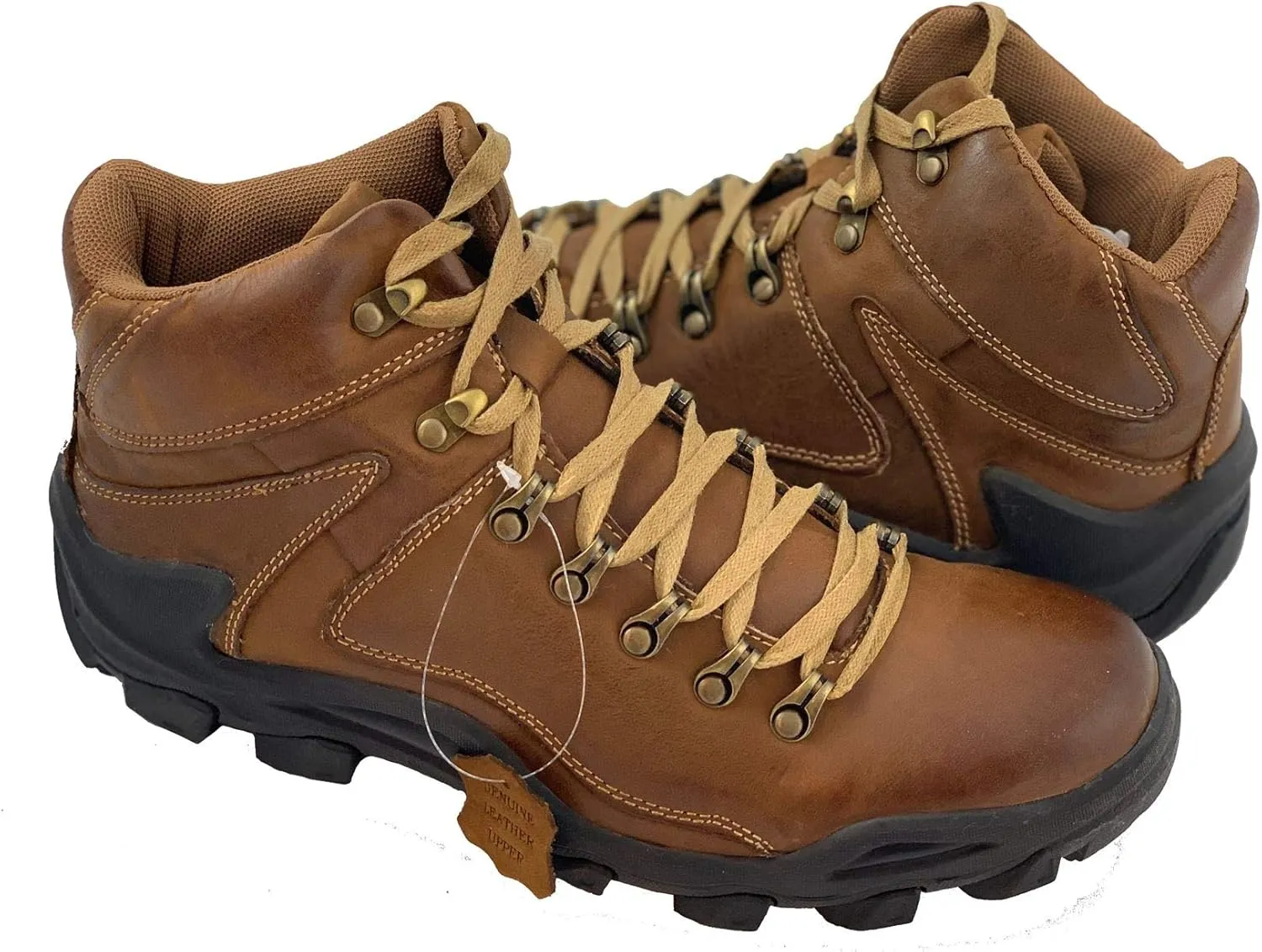 Reactive Men's Water resistant Hiking Boot, Genuine Leather
