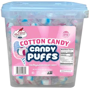 Red Bird Cotton Candy Flavored Candy, Mints Individually Wrapped, Unique Candy, 52 oz Tub