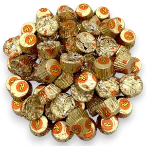 Reeces Milk Chocolate Miniature Peanut Butter Cups, Individually Wrapped 1.5 lbs-Crunchy Milk Chocolate Filled With Creamy Peanut Butter That Melts In Your Mouth-Kosher and Gluten Free(24 oz)