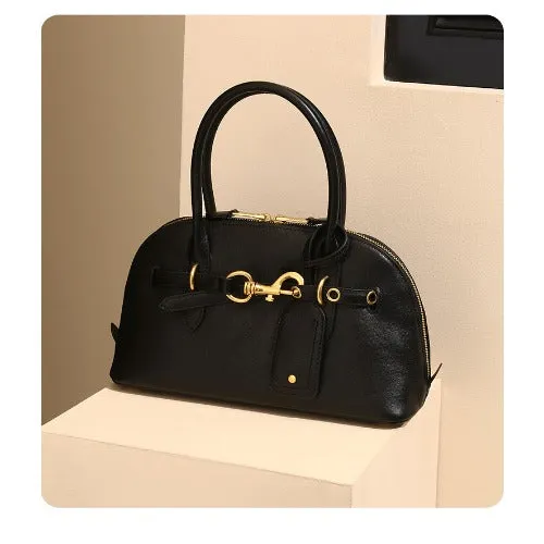 Retro Classic Genuine Leather Tote Bag