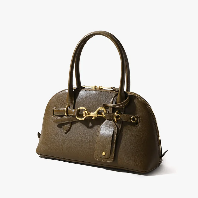 Retro Classic Genuine Leather Tote Bag