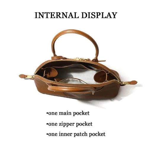 Retro Classic Genuine Leather Tote Bag