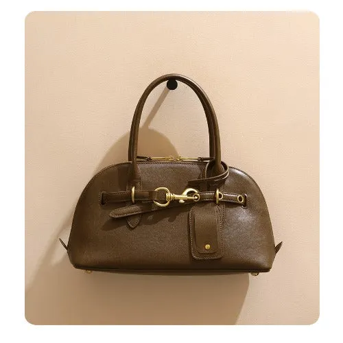 Retro Classic Genuine Leather Tote Bag