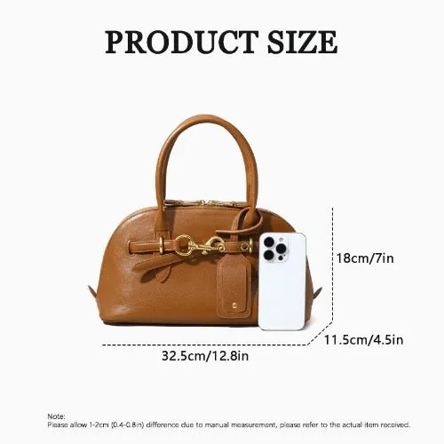 Retro Classic Genuine Leather Tote Bag