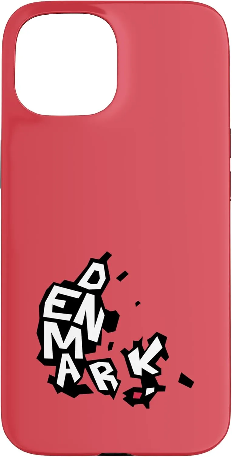 Retro Denmark Map Case for iPhone 15