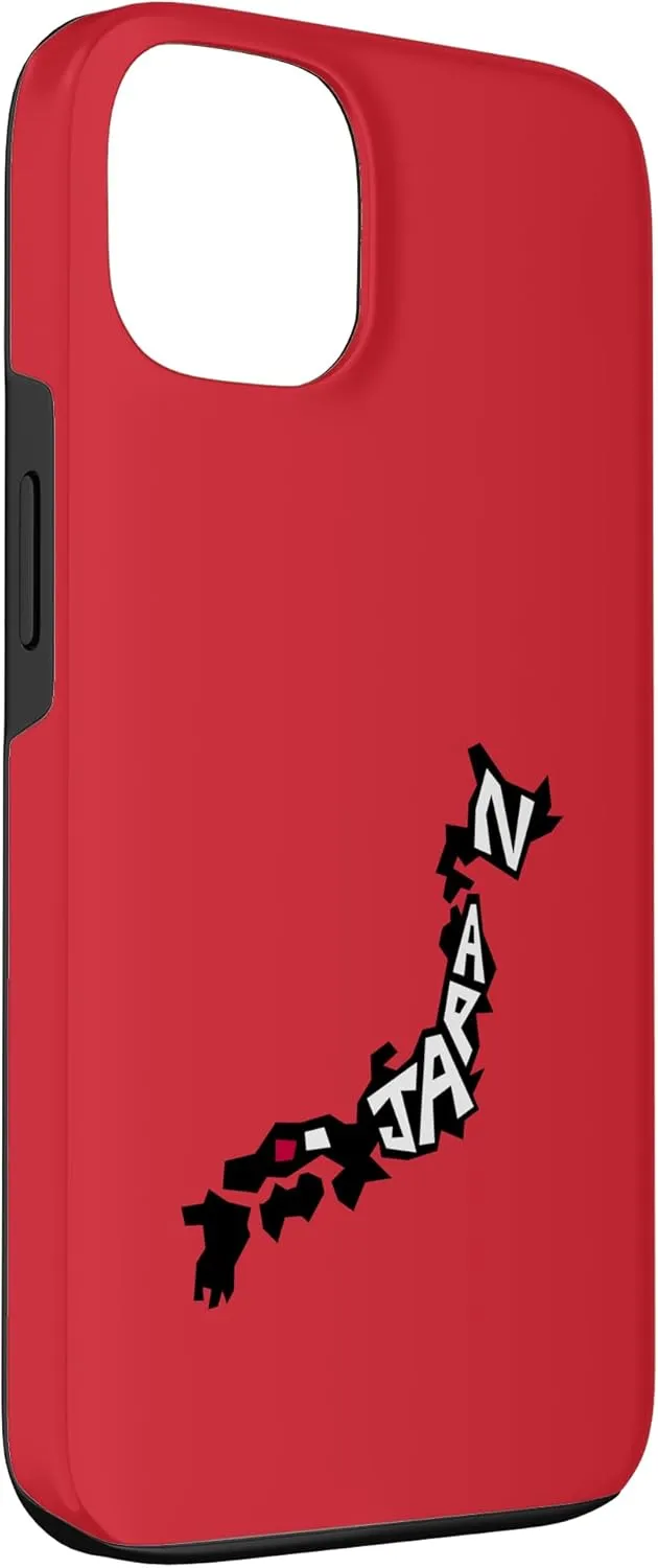 Retro Japan Map Case for iPhone 13