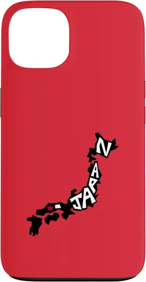 Retro Japan Map Case for iPhone 13