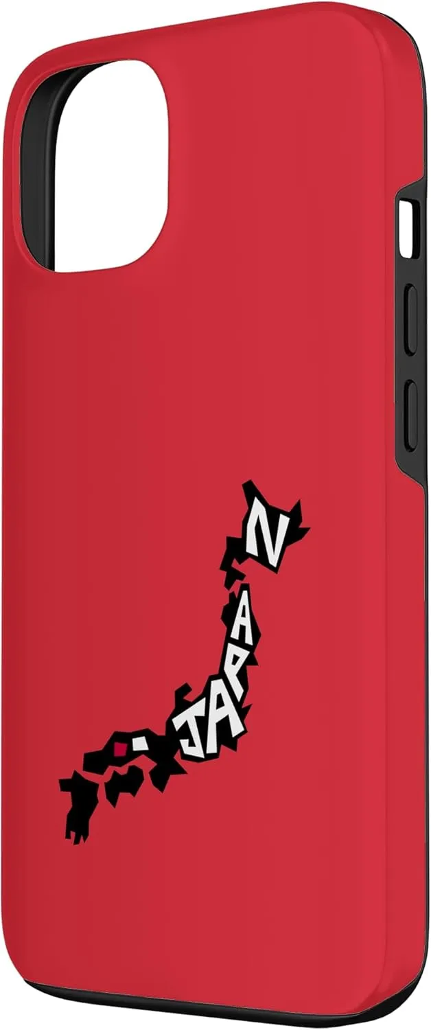 Retro Japan Map Case for iPhone 13