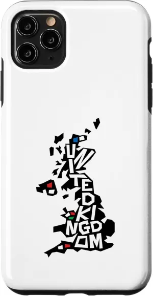Retro United Kingdom Map Case for iPhone 11 Pro Max
