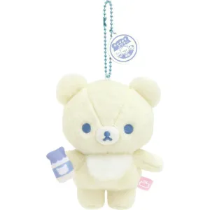 [Rilakkuma] -Nekoneko no Yu -Burasage Plush Strap - Chairoi Koguma San-X Official Japan 2023