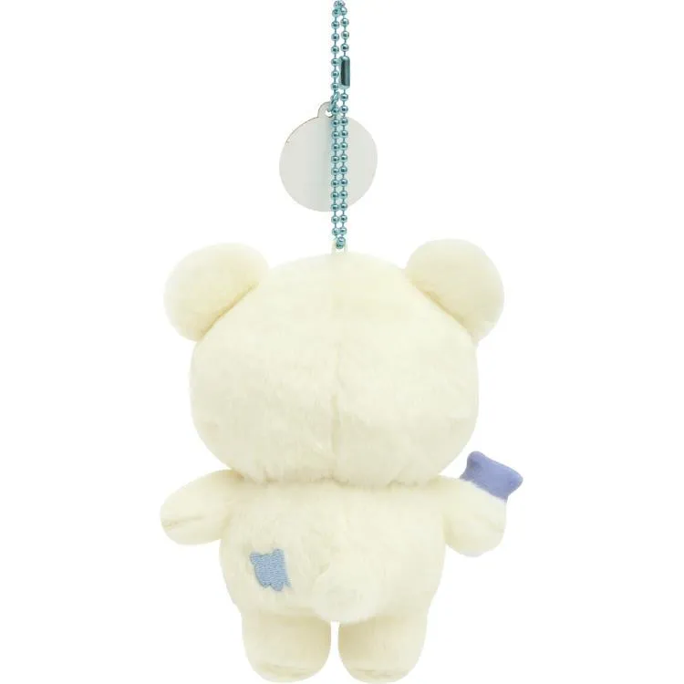 [Rilakkuma] -Nekoneko no Yu -Burasage Plush Strap - Chairoi Koguma San-X Official Japan 2023