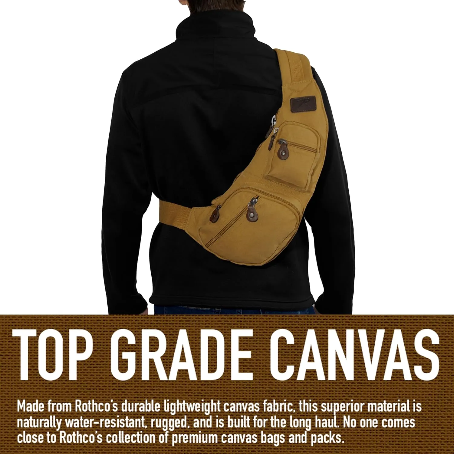 Rothco Crossbody Canvas Sling Bag