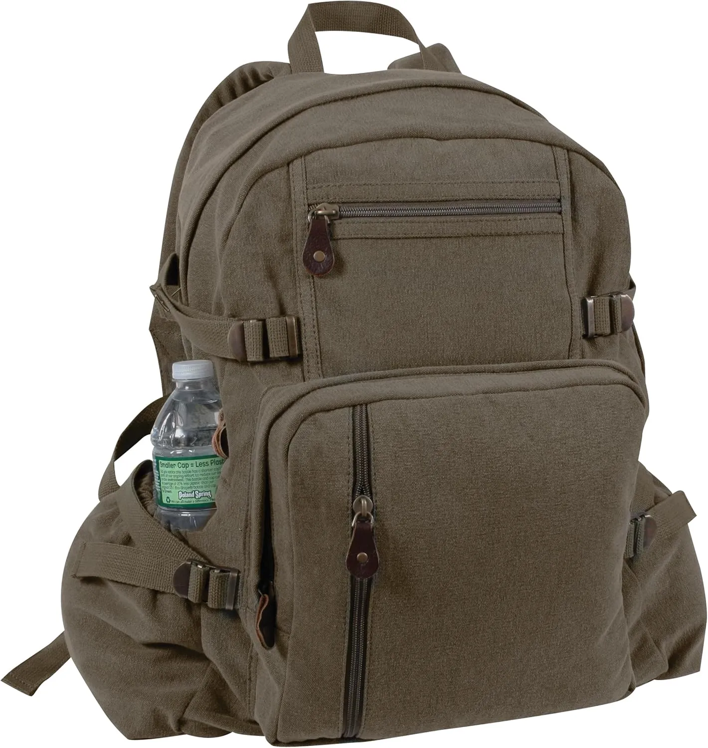 Rothco Jumbo Vintage Canvas Backpack (Olive Drab)