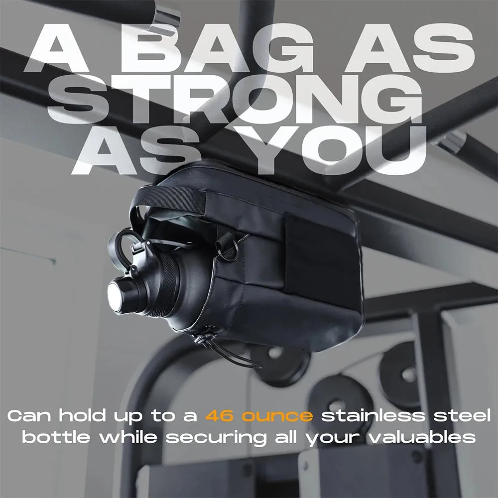 Royaleva Magnetic Water Bottle Gym Bag with Sling Design