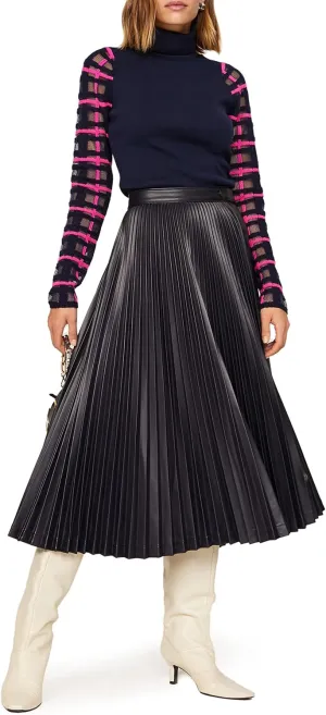 RTR Design Collective Sheer Sleeve Turtleneck