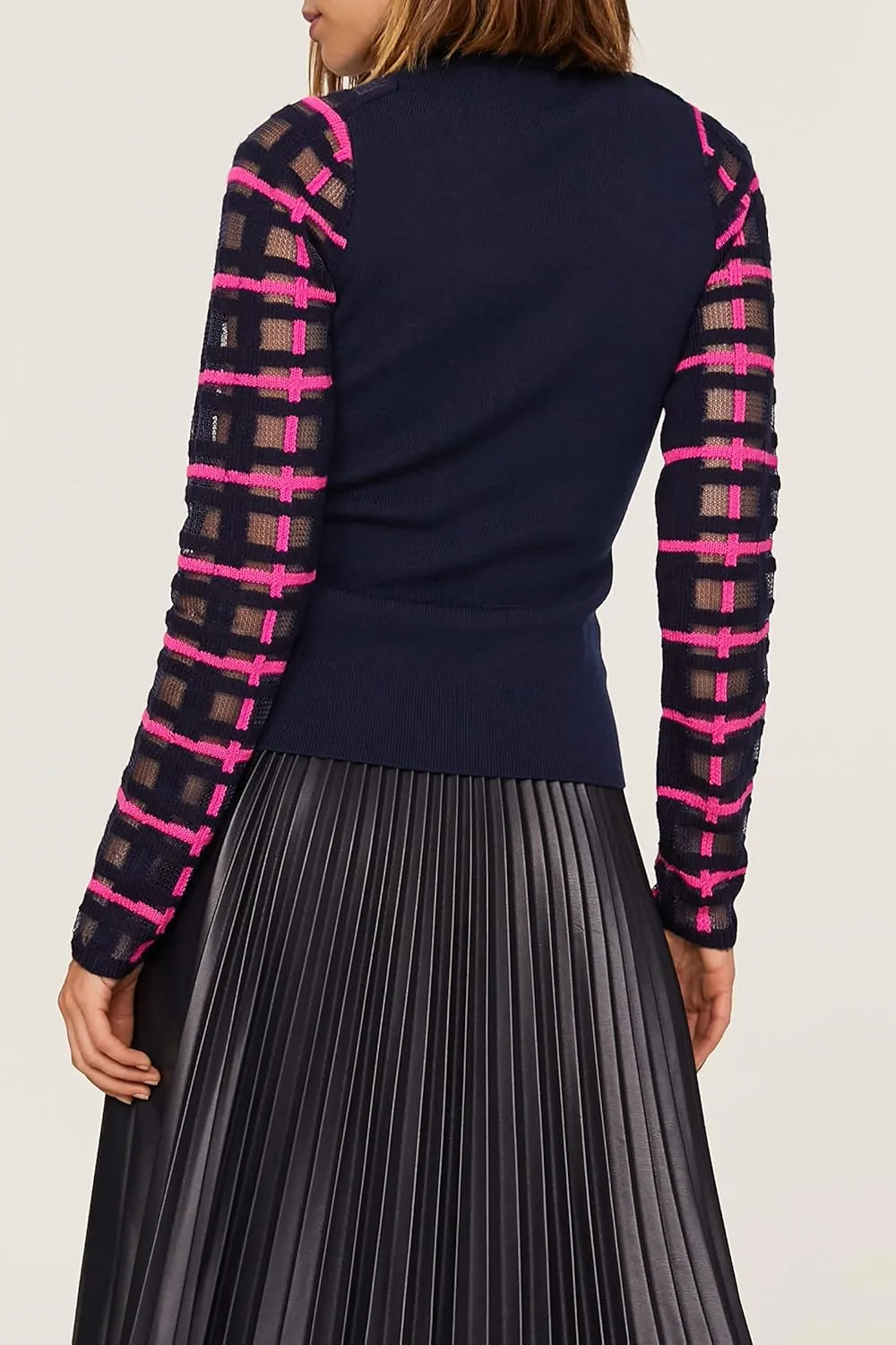 RTR Design Collective Sheer Sleeve Turtleneck
