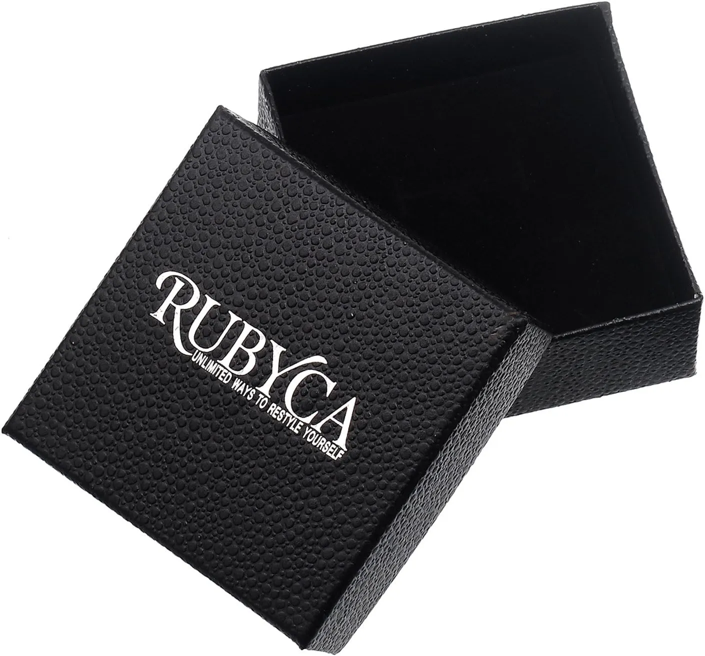 RUBYCA Themed Locket Necklace Crystal Birthstone Living Memory Floating Charm Silver Tone DIY