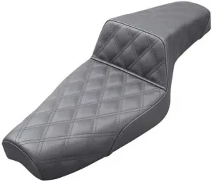 Saddlemen 807-03-175 Step-Up Full Lattice Stitch Seat - Black