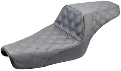 Saddlemen 807-11-175 Step-Up Full Lattice Stitch Seat - Black