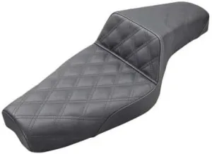 Saddlemen 879-03-175 Step-Up Full Lattice Stitch Seat - Black