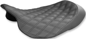 Saddlemen Renegade Lattice Stitch Black Solo Seat for '08-20 FLHR/FLHT/FLHX/FLTR (808-07B-002LS)