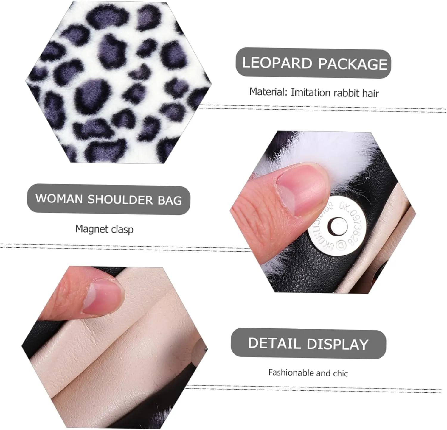 SAFIGLE 1pc Leopard Print Bag Handbag for Shopping Women Bag Fashionable Handbag Large Handbag Leopard Bag