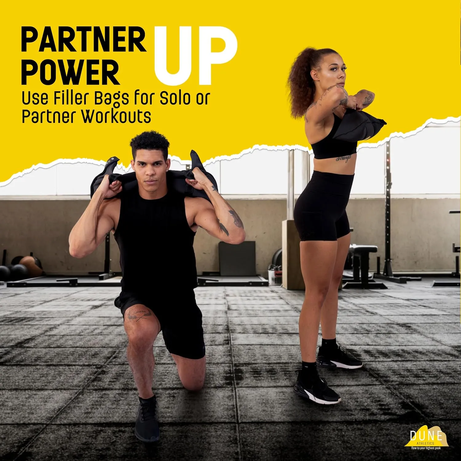 Sandbags for Working Out (Unfilled) - Enhance Your Fitness with Our Workout Sandbag, Versatile & Durable Sand Bags for Weight Training | 10-50 lbs & 15-75 lbs - Sandbags for Fitness Guide Included