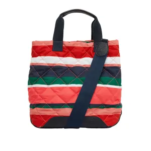 Santa Monica Tote Bag - Navy Multi Stripe