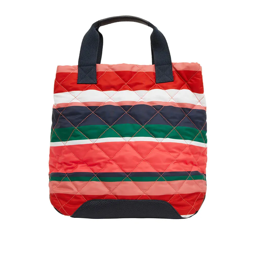 Santa Monica Tote Bag - Navy Multi Stripe