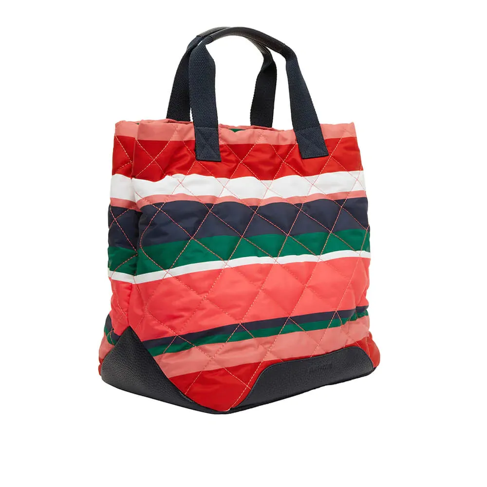 Santa Monica Tote Bag - Navy Multi Stripe