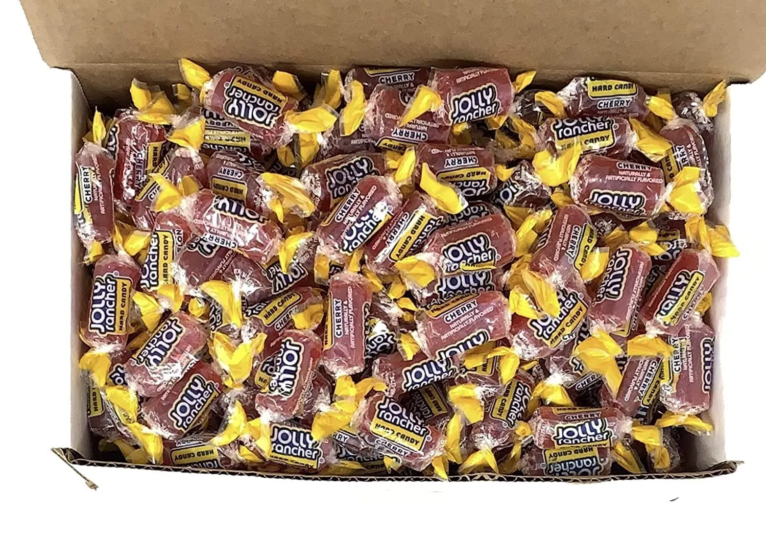 SECRET CANDY SHOP Jolly Rancher Flavor Hard Candy Bulk in Box (Individually Wrapped) (Cherry Flavor, 1lb)
