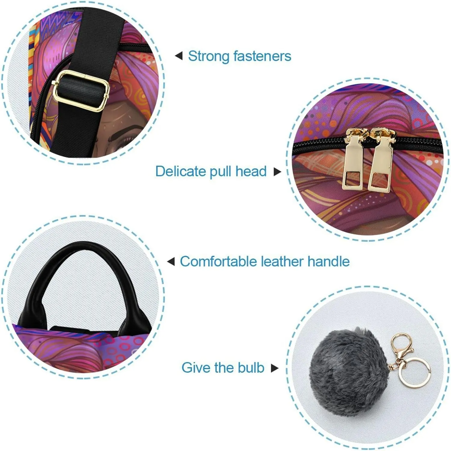 senya Fashion Backpack Purse for Women, African American Woman Ethnic Backpack Shoulder Bag for Women