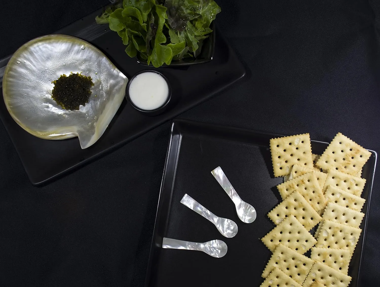 Set of 3 Hand craft Mother of pearl caviar spoon (3 QTY, 3 Inches)