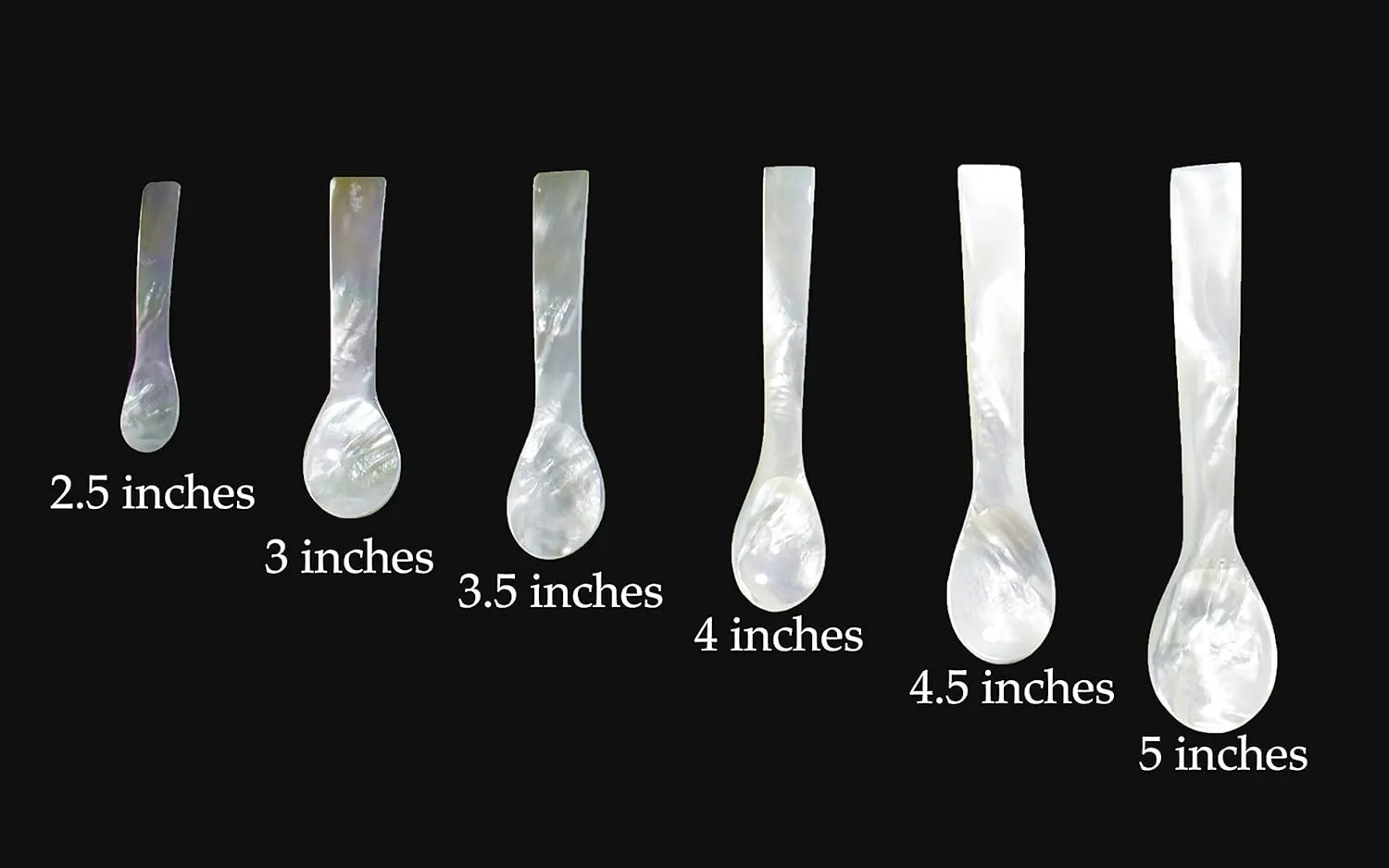 Set of 3 Hand craft Mother of pearl caviar spoon (3 QTY, 3 Inches)