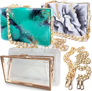 Shaker Clutch Bag Resin molds silicome Large, Epoxy Resin Casting Molds for DIY Personalized Shaker Clutch Bag,Women and Girl for Gift (Molds Clasp Lock Suit)